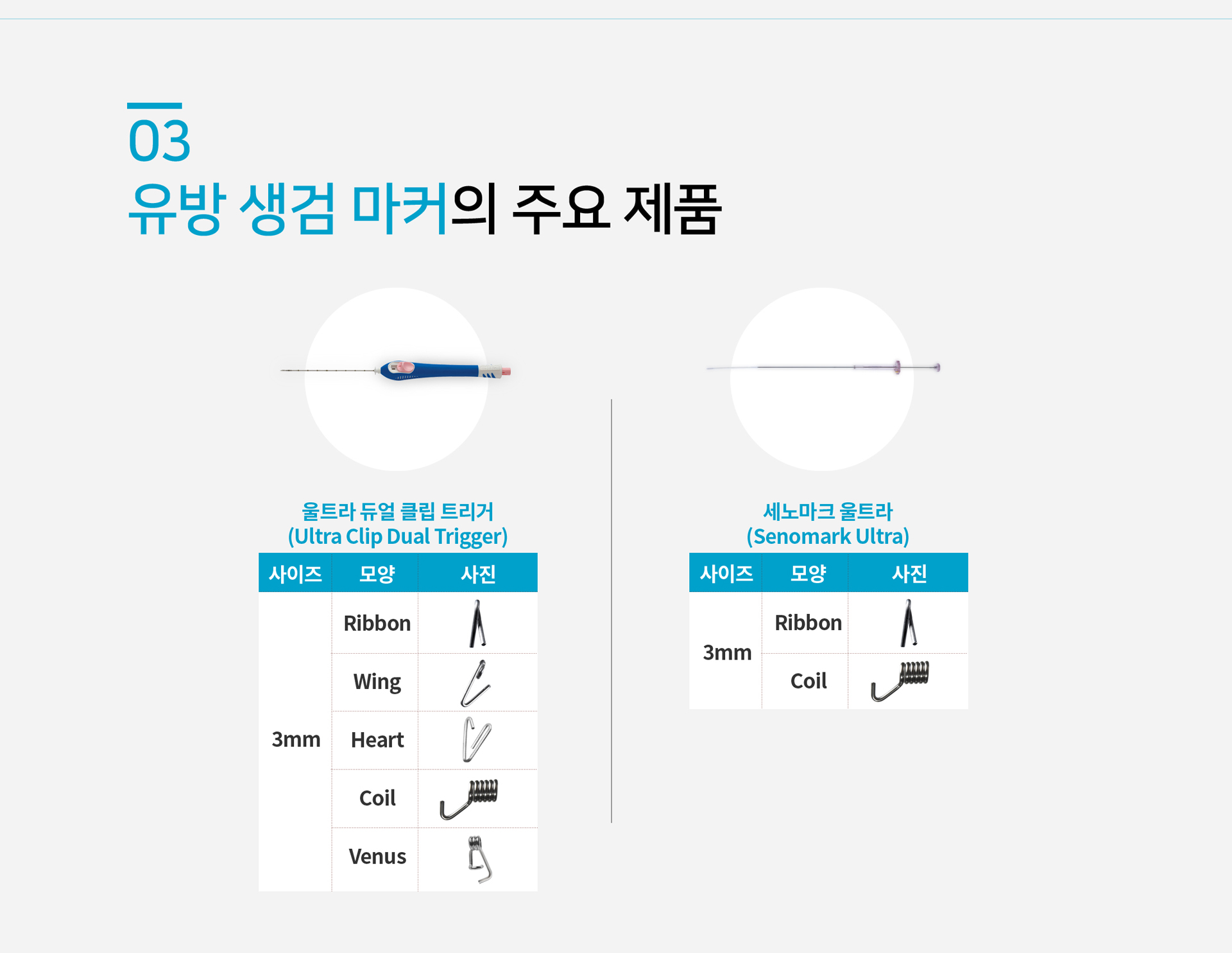 영상기법에 따른 마커 사진